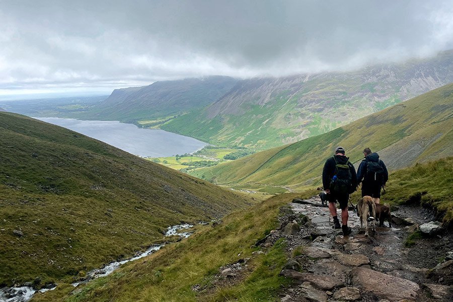 Hiking after the rain