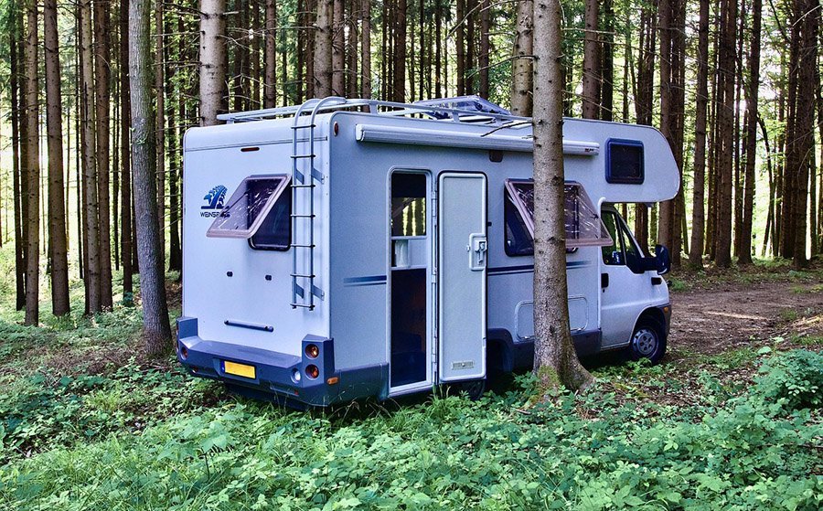 Dry camping in an RV